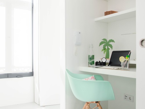 If you want to send some emails or work a bit a large office for 2 persons is waiting for you.