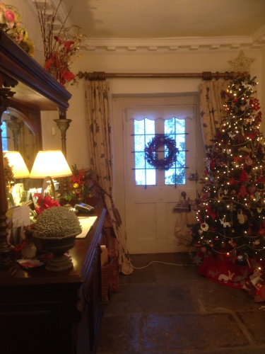 Entrance Hall at Christmas