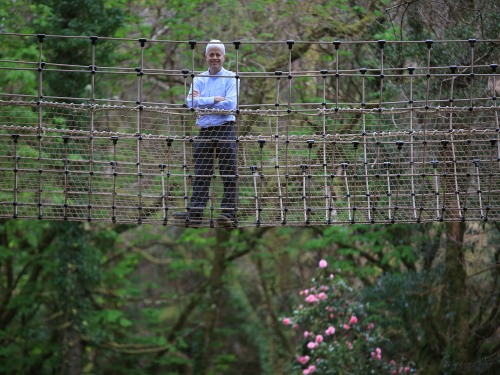 SkyWalk rope bridge at Kells Bay