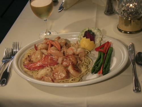 Our ever popular seafood pasta