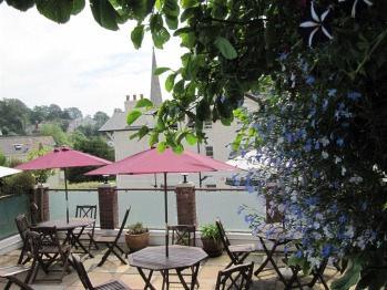 Our terrace is a lovely place to unwind and enjoy that well earned drink