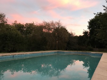 The Pool at Sunset