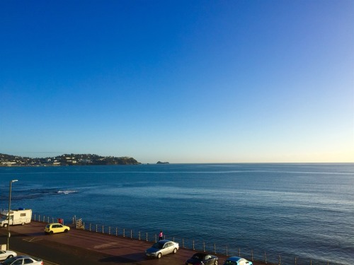 View from one of the 1st Floor sea-view bedrooms at The Channel View Hotel, looking towards Thatchers Rock in Torquay