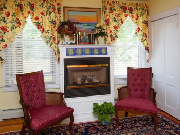 Greene Room fireplace