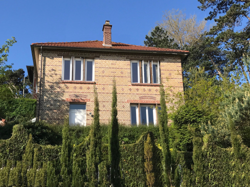 Villa Vert Bois : façade côté mer.