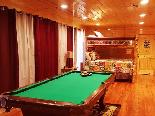 Pool Table in all Cabins