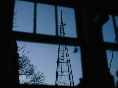 Window view of the windmill
