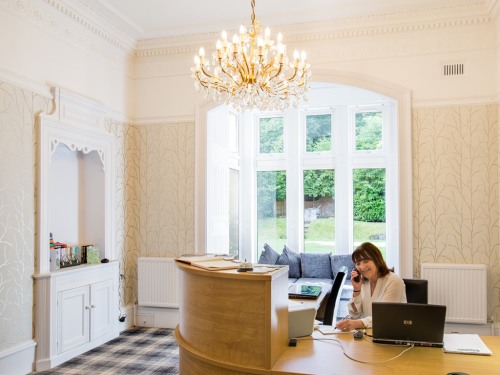 You are assured of a warm welcome at the Balcary House Hotel in Hawick