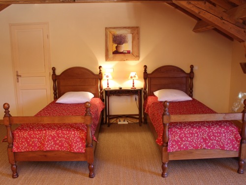 La chambre Bruyère et ses deux lits individuels