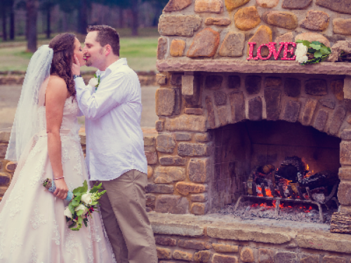 Enjoy an outdoor wedding ceremony at Hilltop Manor. There are several options to choose from, and if inclement weather happens to come, we simply move you into the historic dining room.