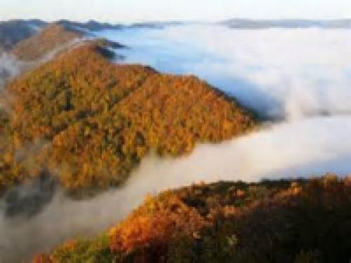 Cumberland Gap National Park is a sea of color in the fall (October & November usually)