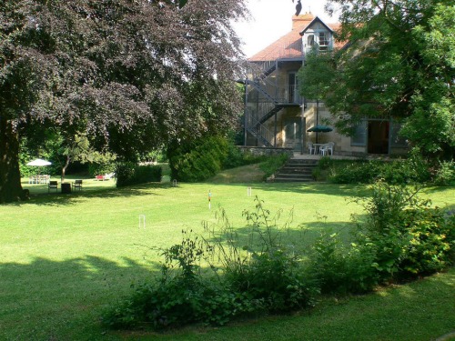 The croquet lawn