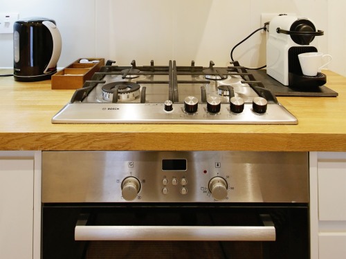 modern and new cooking facilities in the kitchen