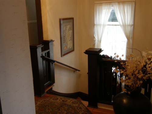 Upstairs hallway...