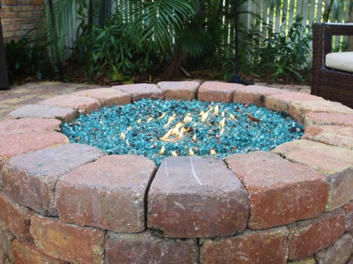 Outdoor Gas Firepit