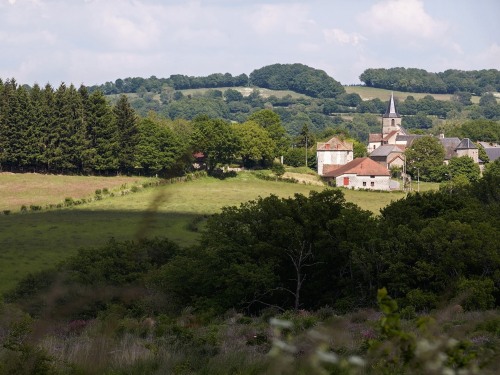 View of the village of Vergheas