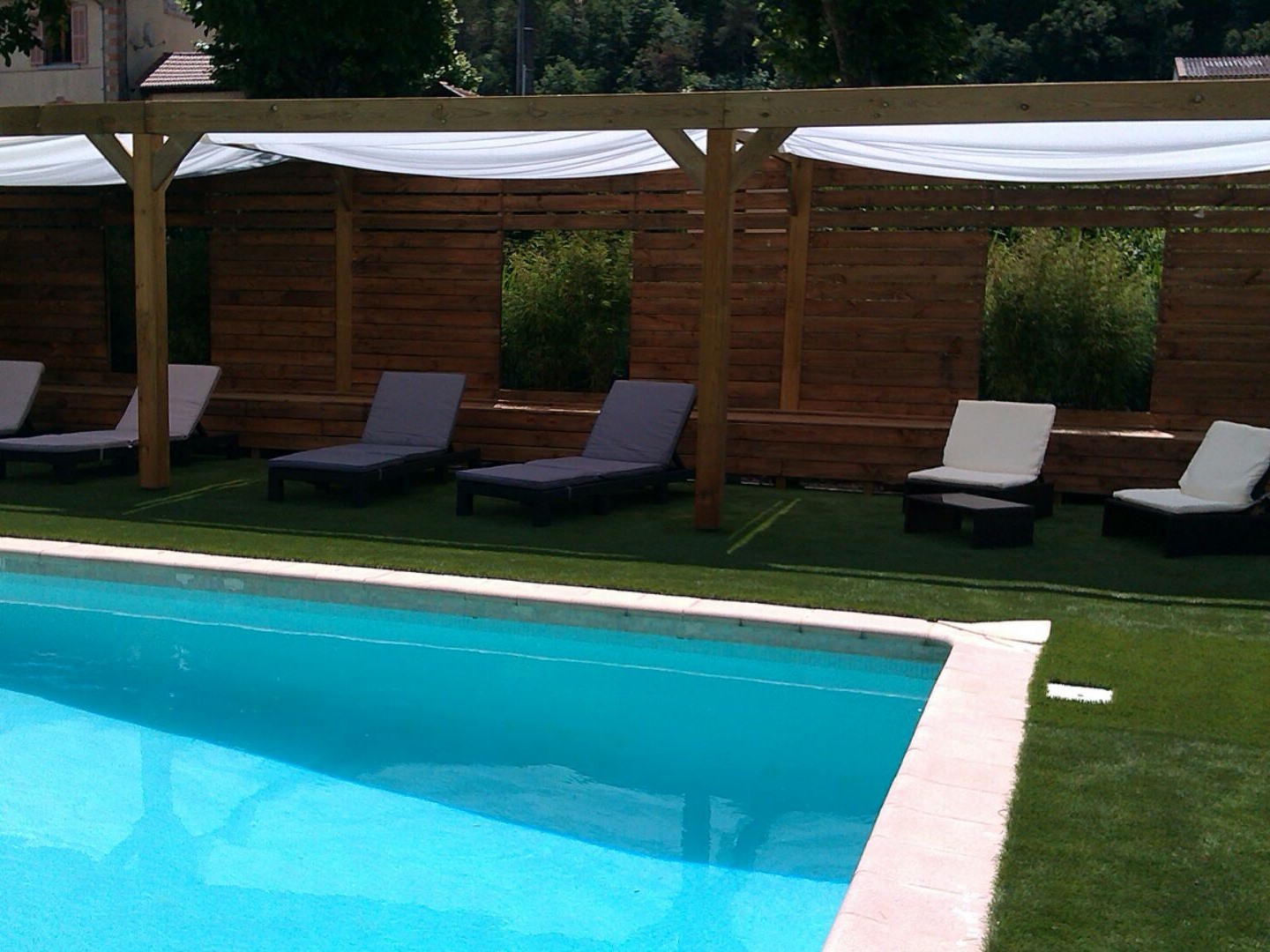 piscine ombragée