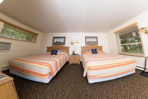 Motor Lodge Hillside Room 8, nautical theme with 2 queen beds non-smoking.