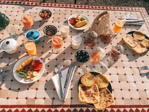 Un petit déjeuner à Dar Tafantant