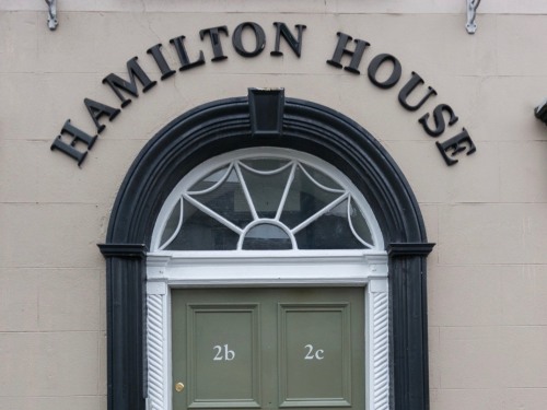 Front entrance of Hamilton House.