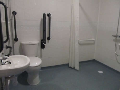 Ground floor disabled toilet & wet room