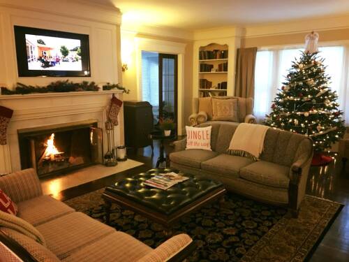 Living Room Christmas Time