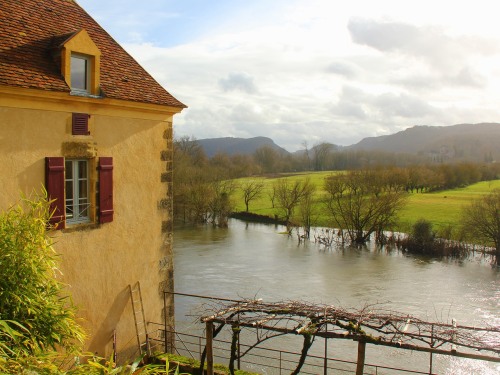 vue de la maison O'galop sur la rivière Dordogne