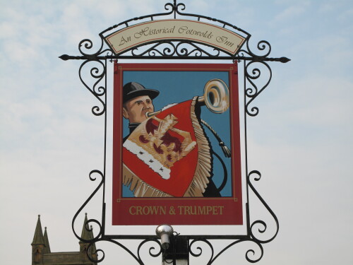 Crown and Trumpet Inn Sign