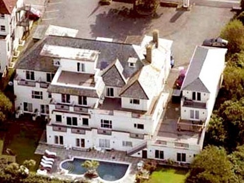 Top view of The Priory Lodge Hotel