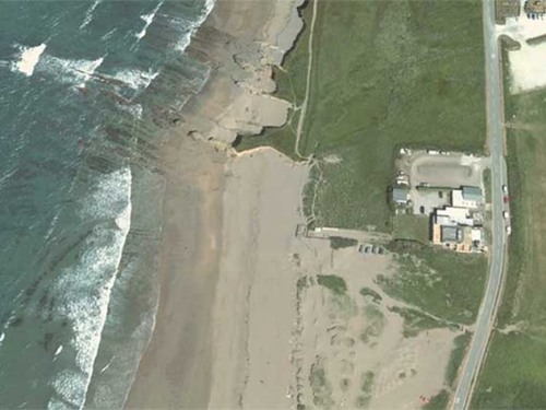 Google earth image of location