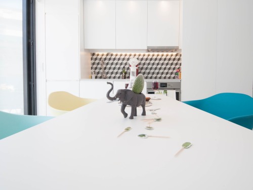 Enjoy a fully equipped kitchen with a large fridge and a dishwasher