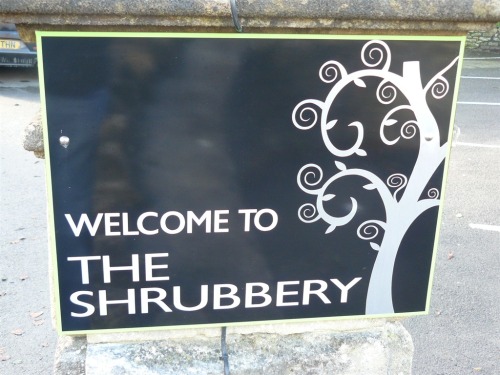 Welcome To The Shrubbery