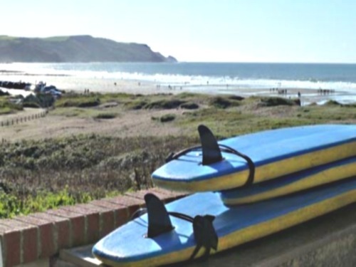 Surf shop/hire also on site here from the house (seasonal)