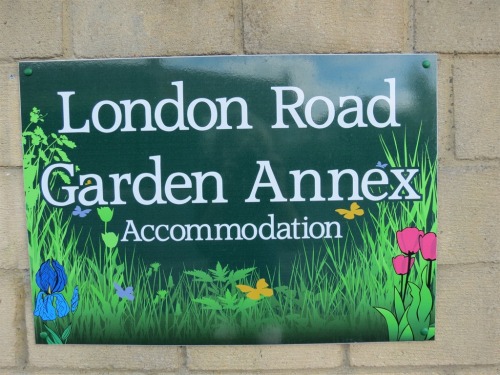New Garden Annex signage