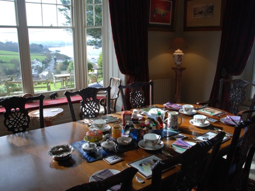Dining room for breakfast and afternoon tea.  Sit and enjoy the view!