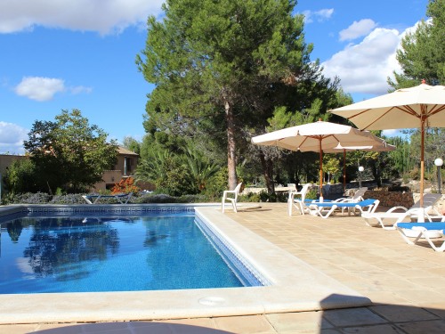 Vista de la piscina