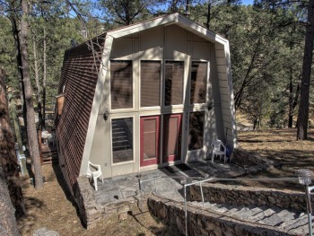 The outside of the cabin