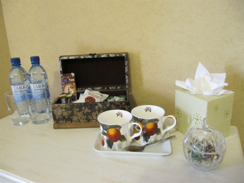 All of our rooms are supplied with only the top branded complimentary tea, coffee, fruit teas, hot chocolate and biscuits.