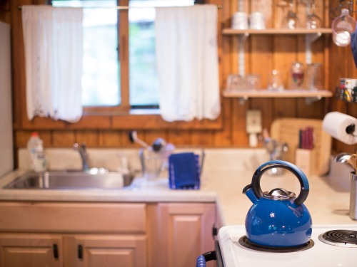 The cottage kitchens have everything you need.