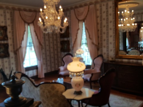 View of downstairs Parlor from staircase