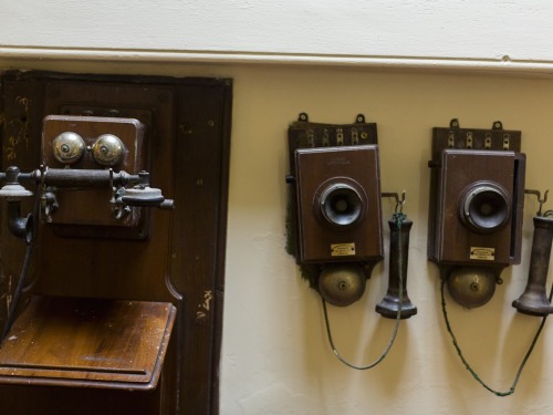 Old telephones