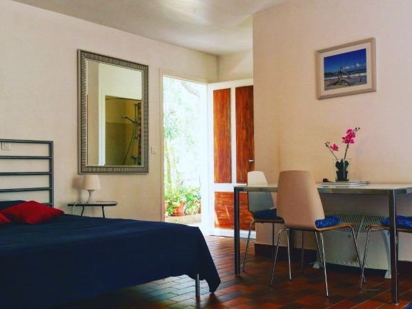 Studio climatisé & grand jardin bio - 200m plage Calvi - 6