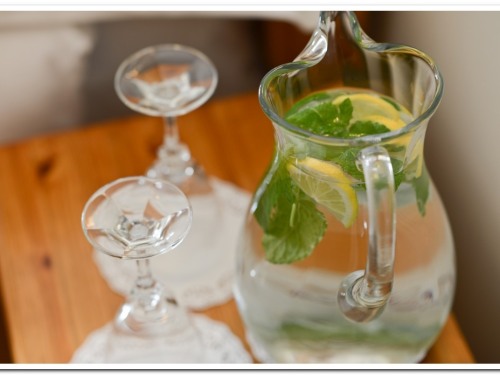 chilled infused water