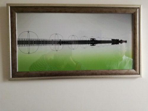 All rooms have individual art work.  We particularly love this picture of Southport Pier.