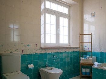 Bathrooms in traditional Portuguese style and with all modern comfort